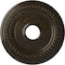 Ekena Millwork Classic Ceiling Medallion (Canopies up to 12 3/4"), 18 5/8"OD 4"ID x 1 1/8"P, Stone Hearth Crackle CM19CLSHC - alternate 1